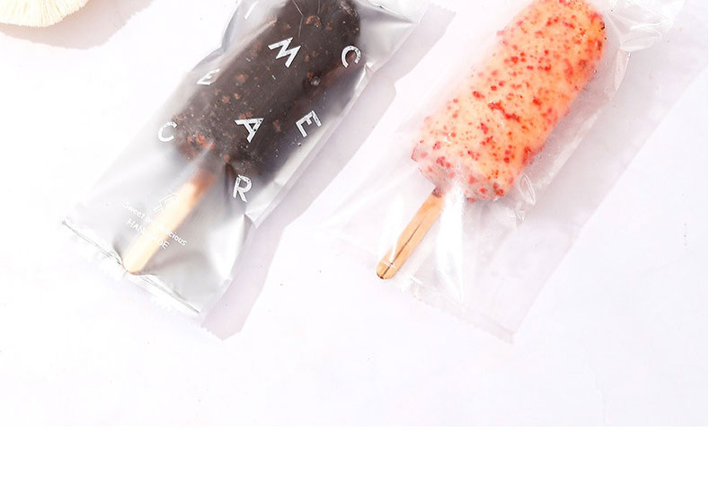 Fashion Handmade Self-adhesive 9*18+3 100 Ice Cream Packaging Bags,Festival & Party Supplies