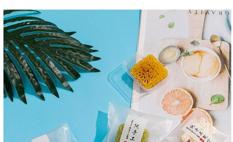 Fashion Yellow Food [small] Handmade Food Self-adhesive Bags (100 Pcs),Festival & Party Supplies