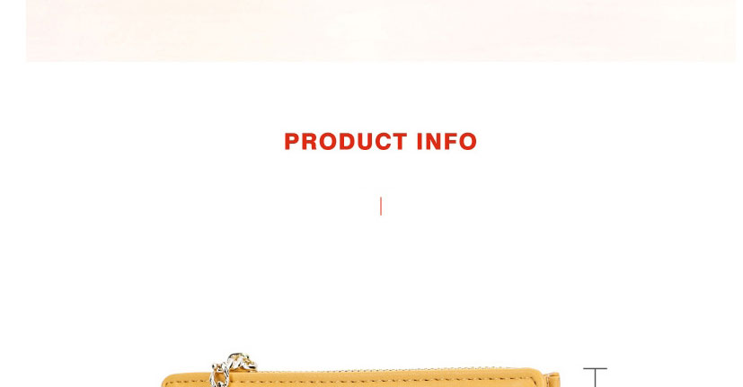 Fashion Yellow Two-fold Zipper Coin Purse,Wallet