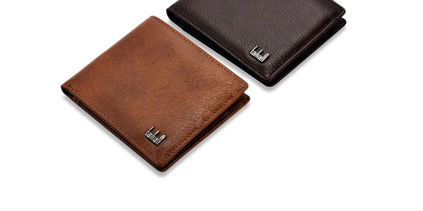 Fashion Crimson Leather Multi-card Pocket Wallet,Wallet