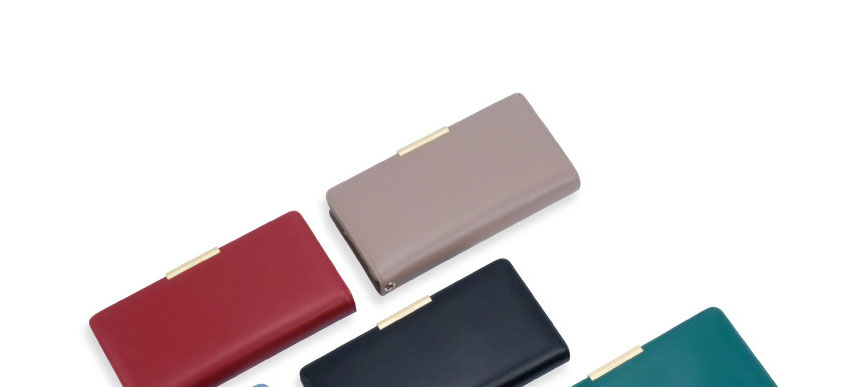 Fashion Green Large-capacity Multi-card Zipper Wallet,Wallet