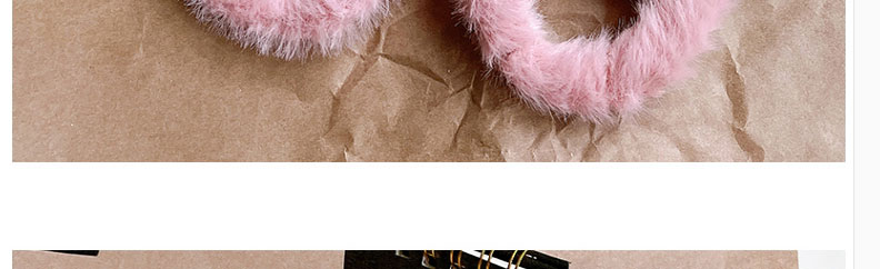 Fashion 7#pink Bow 5 Piece Set Plush Children
