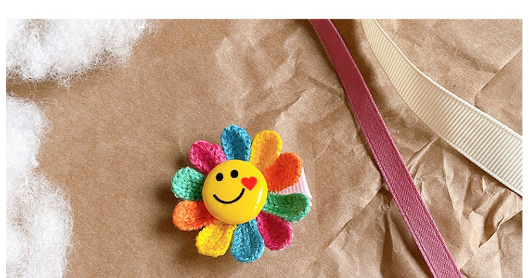 Fashion Colorful Flower Hair Cloth Clip Colorful Flower Children Hairpin,Hairpins