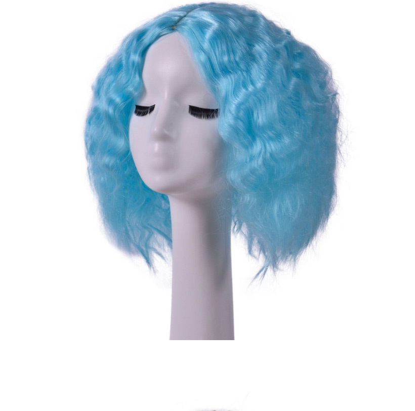 Fashion Kc-406 Fluffy Mid-point Short Curly Wig,Wigs