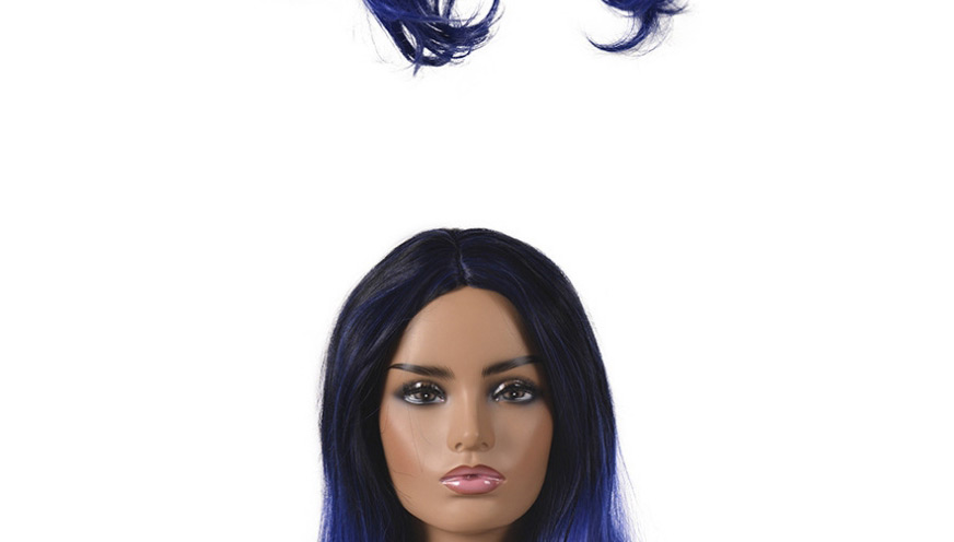 Fashion Wig-1659 High Temperature Silk Long Curly Hair Headgear,Wigs