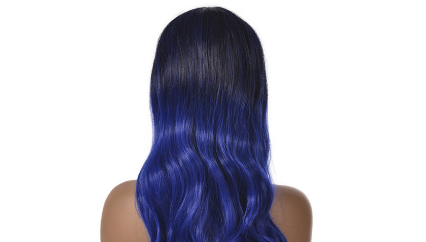 Fashion Wig-1659 High Temperature Silk Long Curly Hair Headgear,Wigs