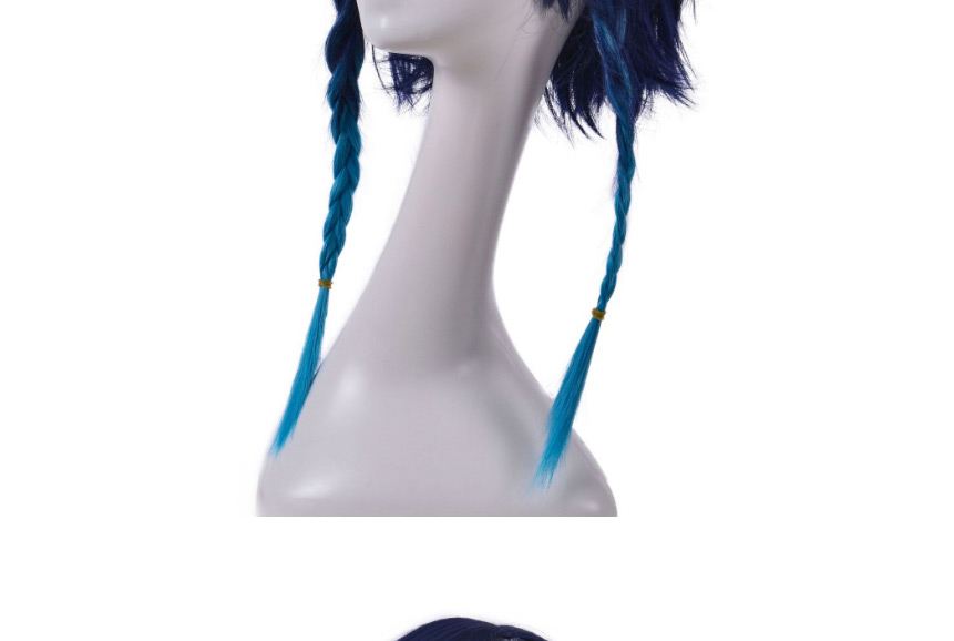 Fashion C-556 Gradient Braid High Temperature Silk Wig,Wigs
