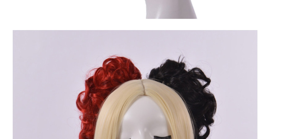 Fashion C-352 High Temperature Silk Color Matching Geometric Wig,Wigs