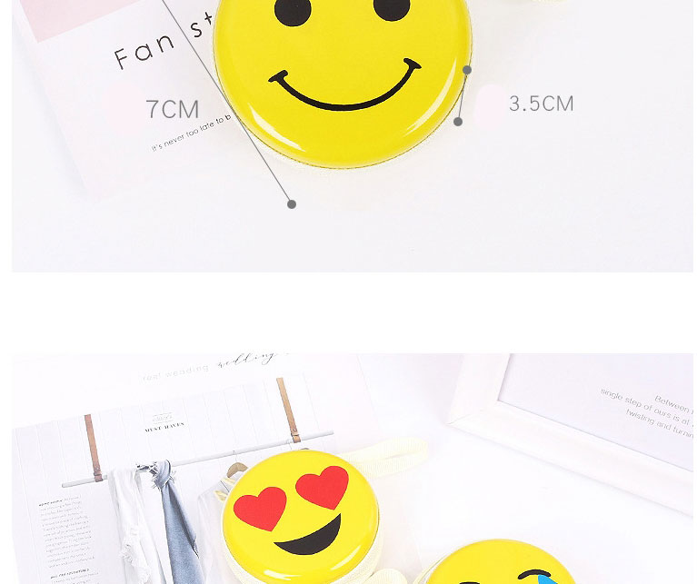 Fashion 7# Cartoon Smiling Tinplate Coin Purse,Wallet