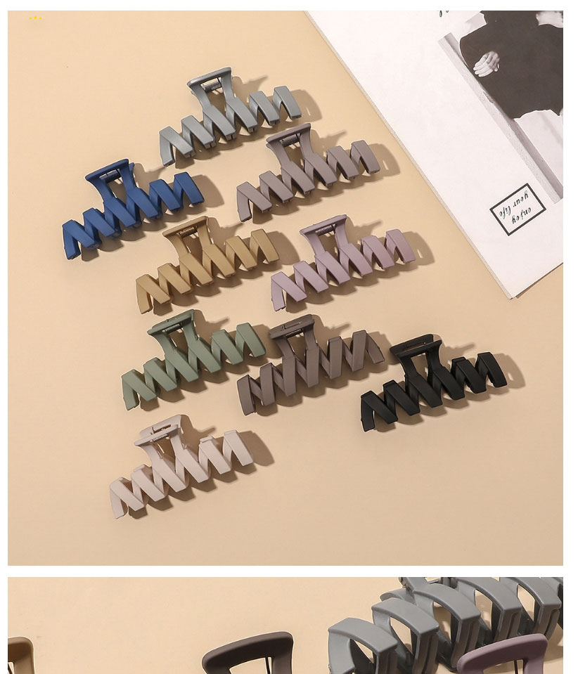 Fashion Color Plastic Long Wave Gripper,Hair Claws