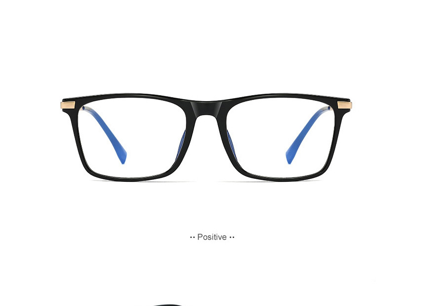 Fashion Sand White/anti-blue Light Tr90 Large Frame Flat Lens,Fashion Glasses