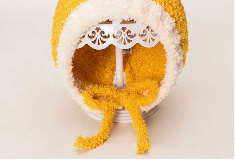 Fashion Brown Coral Fleece Cartoon Baby Ear Cap,Beanies&Others