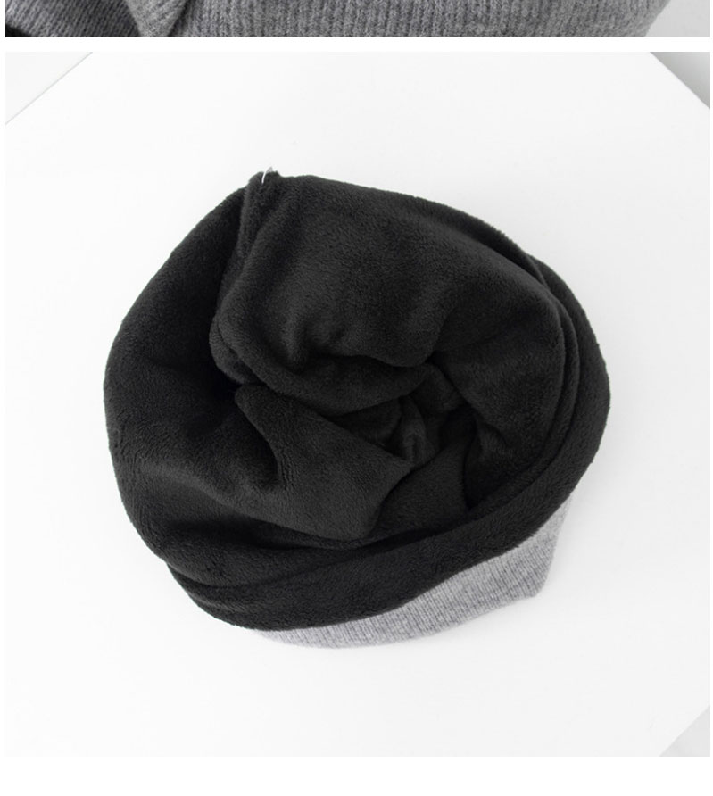 Fashion Khaki Letter Plus Velvet Pullover Hat,Beanies&Others