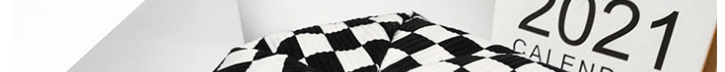 Fashion Black And White Checkerboard Checkerboard Beret,Beanies&Others