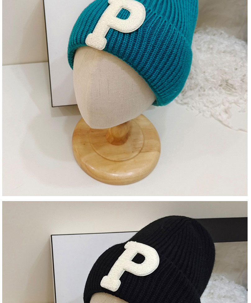 Fashion Khaki Letter Embroidery Woolen Knit Beanie,Beanies&Others