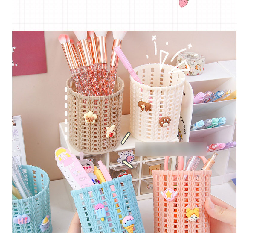 Fashion Little Star Wings Cartoon Rattan Weaving Pen Holder,Other Creative Stationery