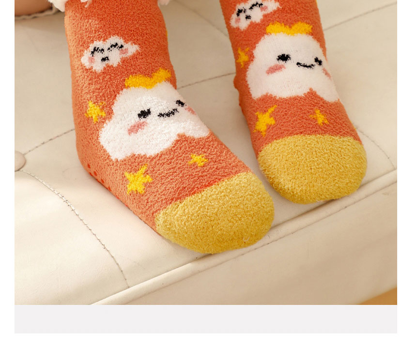 Fashion Santa Claus Cartoon Printed Children Padded Floor Socks,Fashion Socks