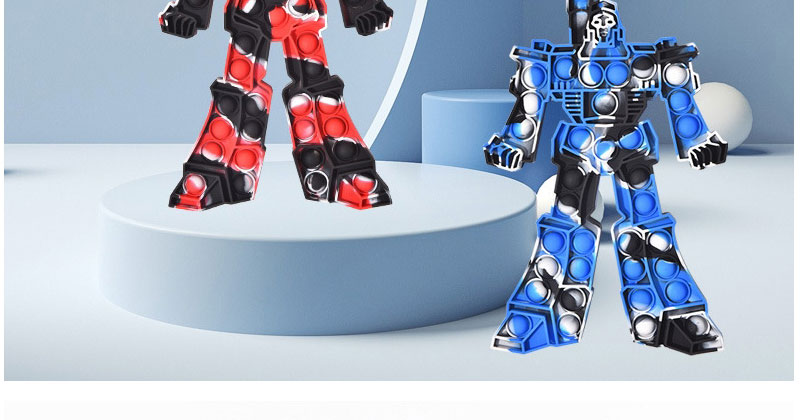 Fashion Red Silicone Pressing Transformers Pressing Toys,Household goods