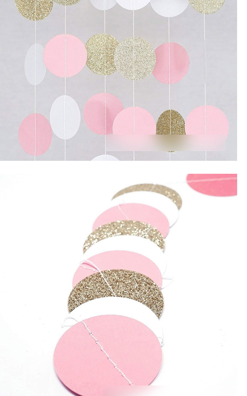 Fashion Colorful Disc Garland 4 Meters Long Colorful Disc Garland,Festival & Party Supplies