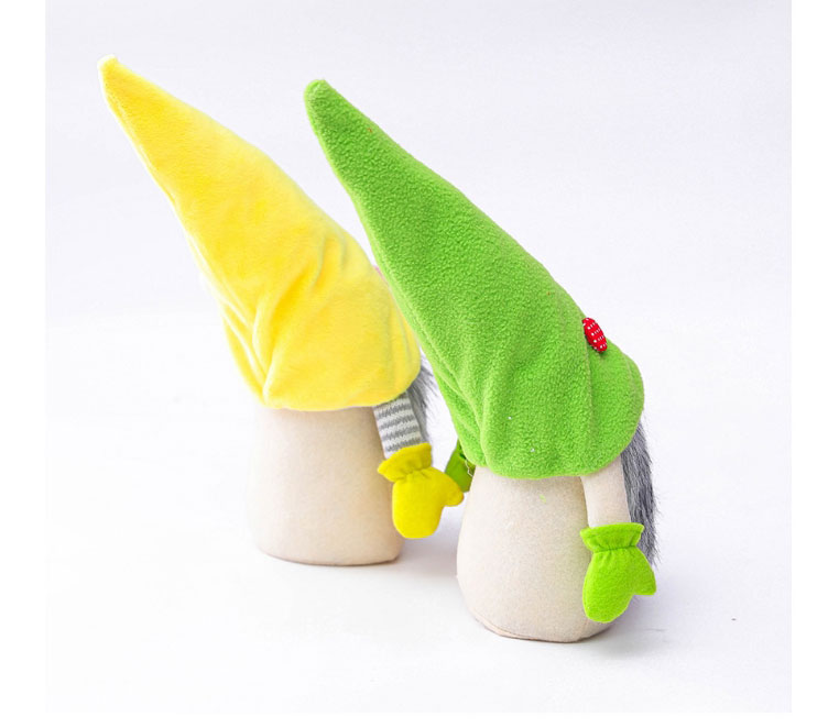 Fashion Yellow Fabric Love Flower Faceless Doll Doll,Household goods