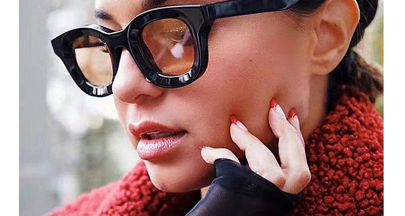 Fashion Red And Grey Tablets Concave Round Frame Sunglasses,Women Sunglasses