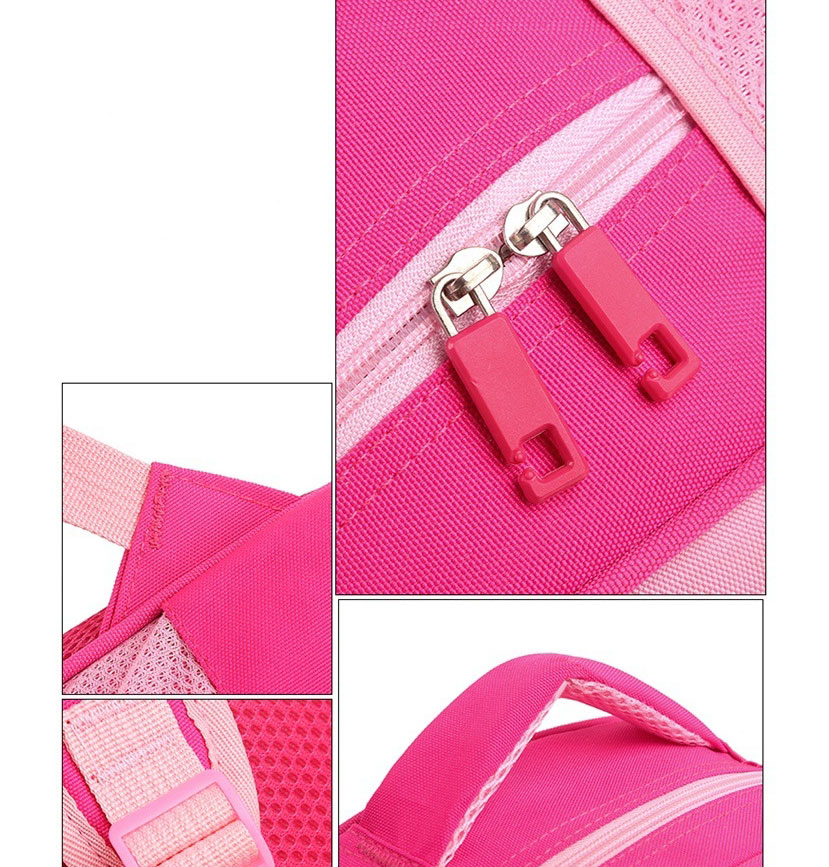 Fashion Pink Blue Nylon Cartoon Dinosaur Bear Print Backpack,Backpack