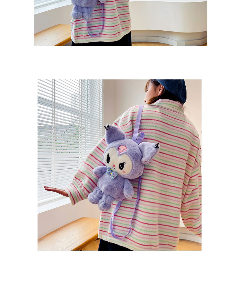 Fashion Purple Plush Bunny Backpack,Backpack