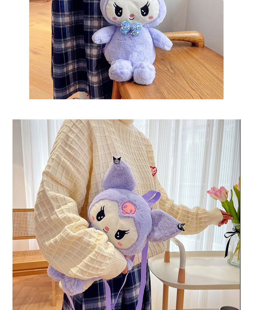 Fashion Purple Plush Bunny Backpack,Backpack
