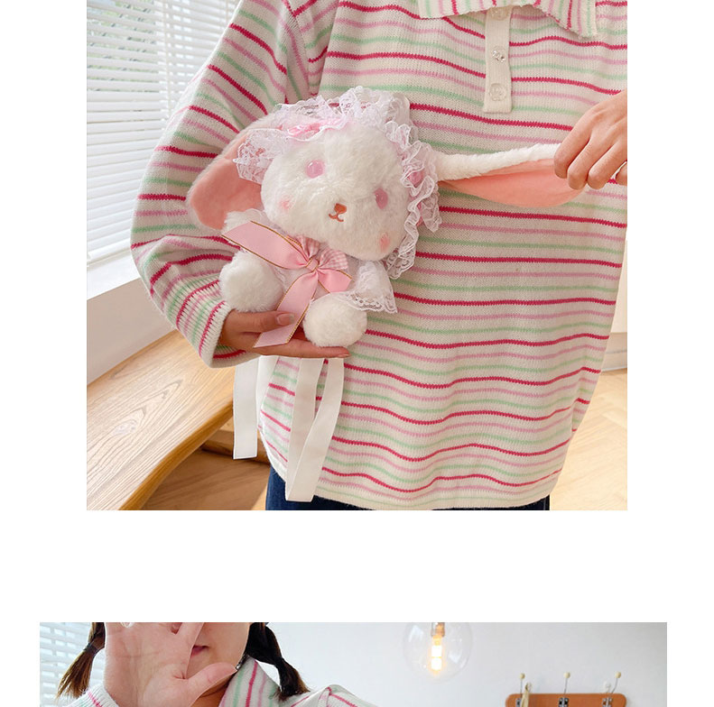 Fashion Bunny-pink Lolita Plush Bunny Backpack,Backpack