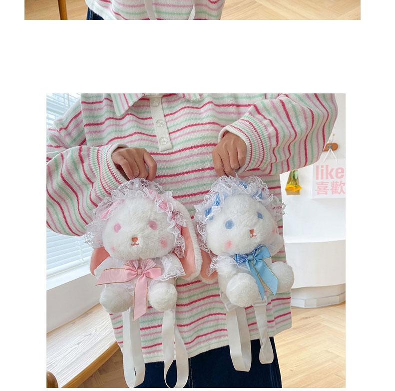 Fashion Bunny-pink Lolita Plush Bunny Backpack,Backpack