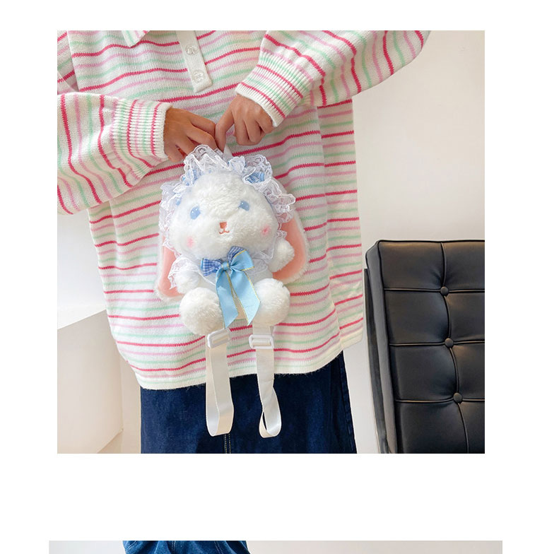 Fashion Bunny-blue Lolita Plush Bunny Backpack,Backpack