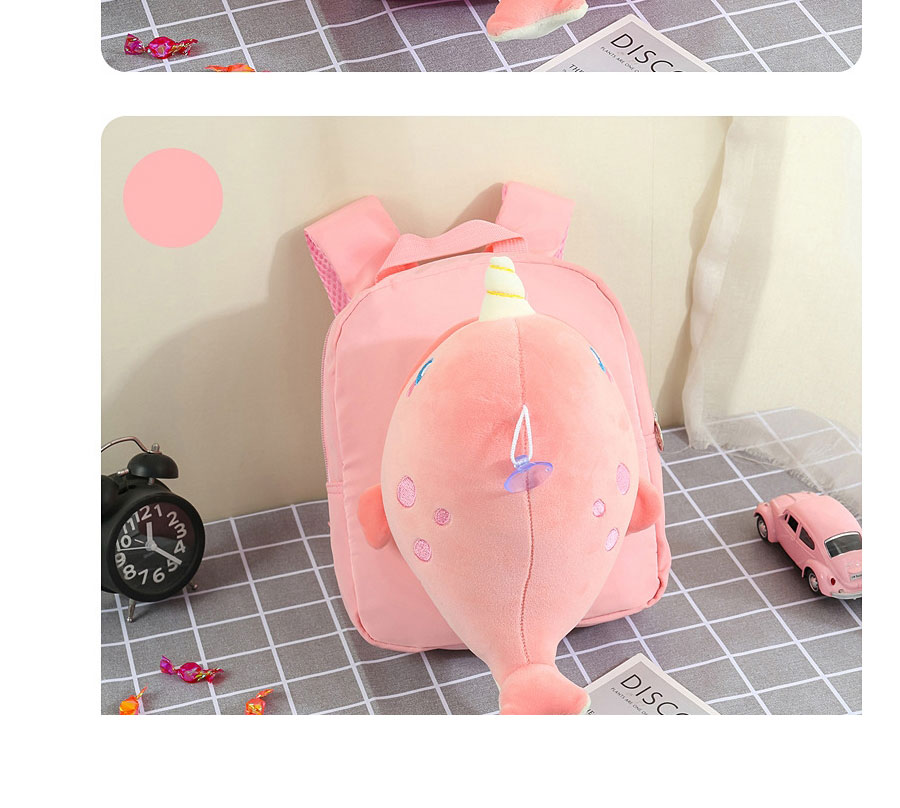 Fashion Pink Cartoon Children Stick Dolphin Backpack,Backpack