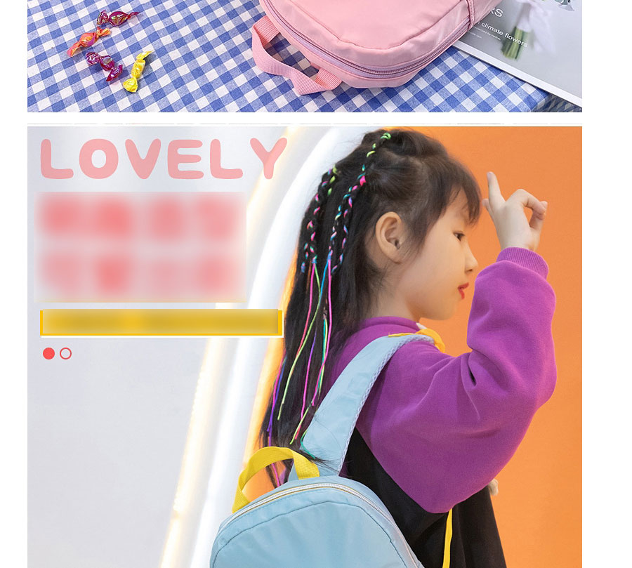 Fashion Purple Cartoon Children Stick Dolphin Backpack,Backpack