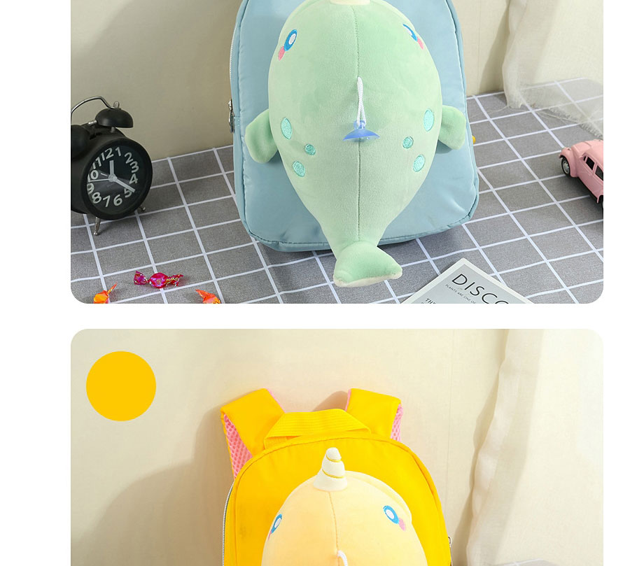 Fashion Rose Red Cartoon Children Stick Dolphin Backpack,Backpack