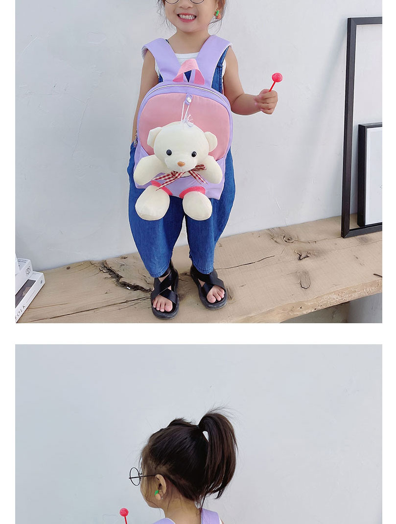 Fashion Little Yellow Bear Pink Bear Kids Backpack,Backpack