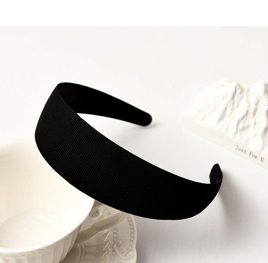 Fashion Black Fabric Wide-brimmed Headband,Head Band