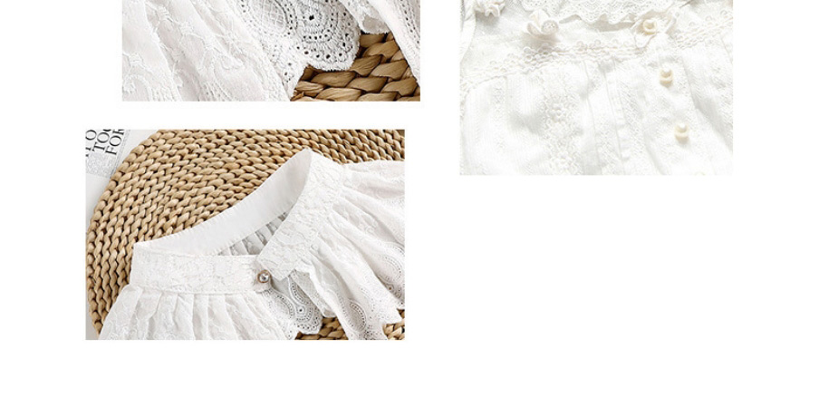Fashion White Cotton Lace Shirt False Collar,Thin Scaves