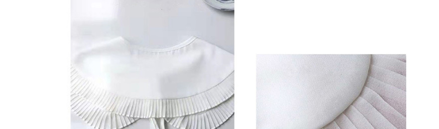Fashion White Frilled Collar With Ruffles,Thin Scaves