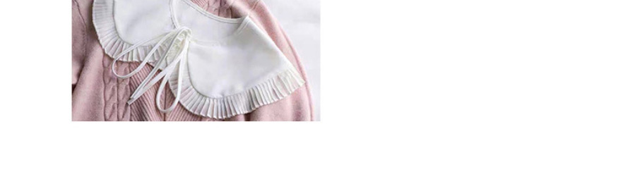 Fashion White Frilled Collar With Ruffles,Thin Scaves