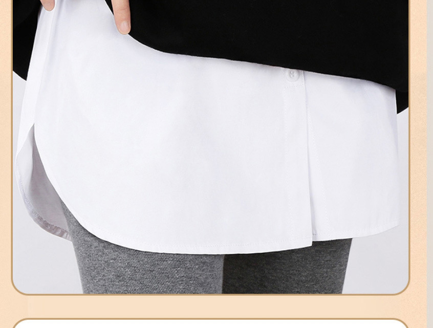Fashion White Cotton Irregular Base Skirt,Skirts