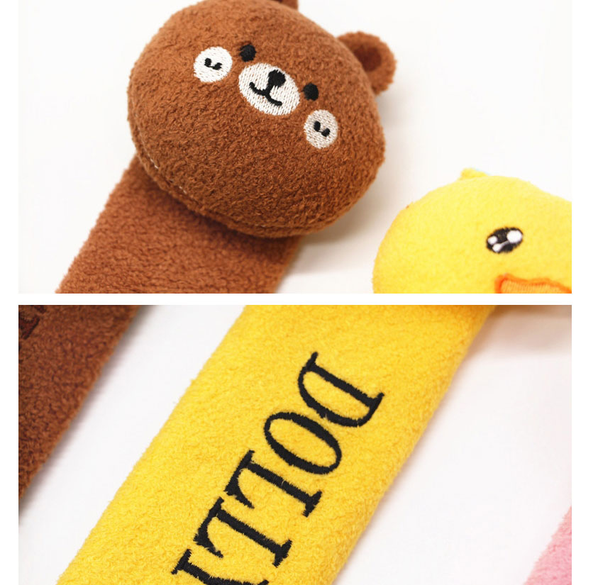 Fashion Coffee Color Bear Plush Bear Safety Belt Protective Cover,Household goods