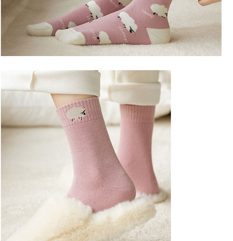 Fashion Whole Body Sheep Lamb Embroidered Cotton Tube Socks,Fashion Socks