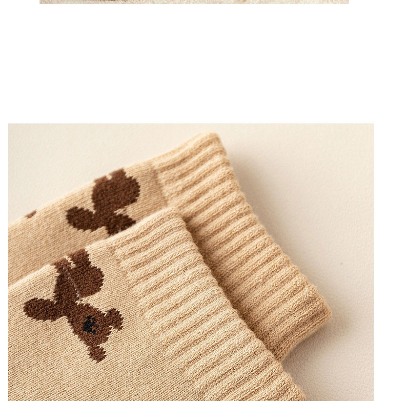 Fashion Embroidery Bear Lamb Embroidered Cotton Tube Socks,Fashion Socks