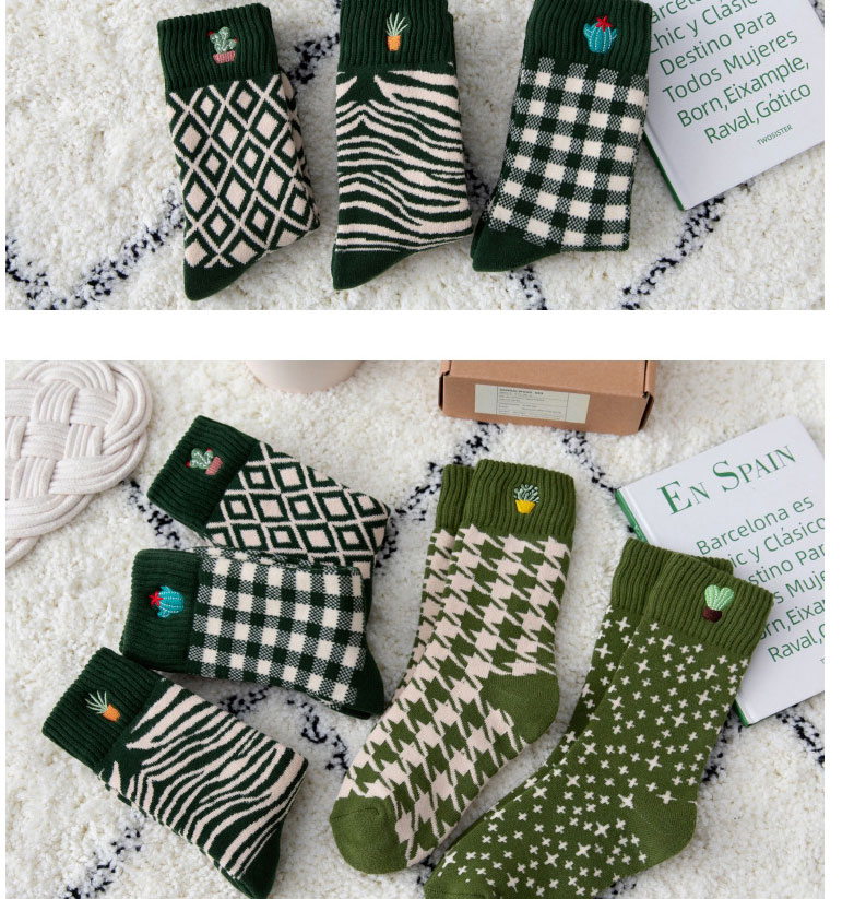 Fashion Zebra Pattern Cotton Geometric Print Cotton Socks,Fashion Socks