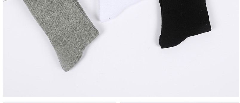 Fashion Grey Cotton Geometric Stockings,Fashion Socks