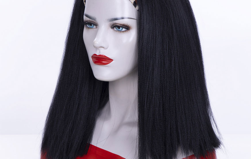 Fashion Photo Color Fluffy Long Straight Hair Wig Headgear,Wigs