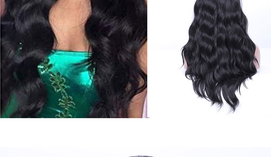 Fashion Photo Color Fluffy Long Curly Hair Turban Hair Cover,Wigs