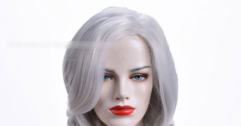 Fashion Photo Color Micro-volume Mid-point High-temperature Wire Wig,Wigs