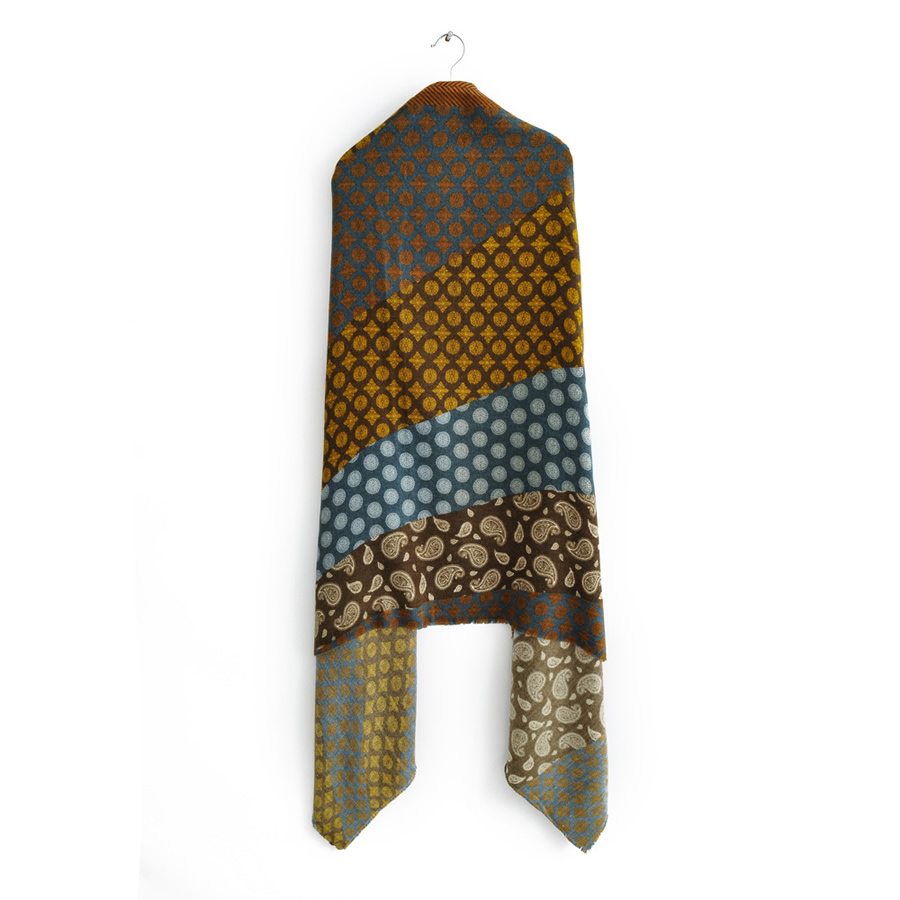 Fashion Color Pattern Printed Cashmere Scarf,knitting Wool Scaves