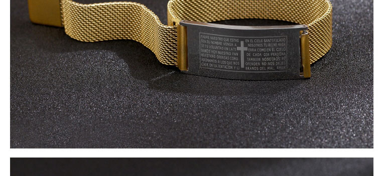 Fashion Black Color Stainless Steel Cross Magnetic Bracelet,Bracelets